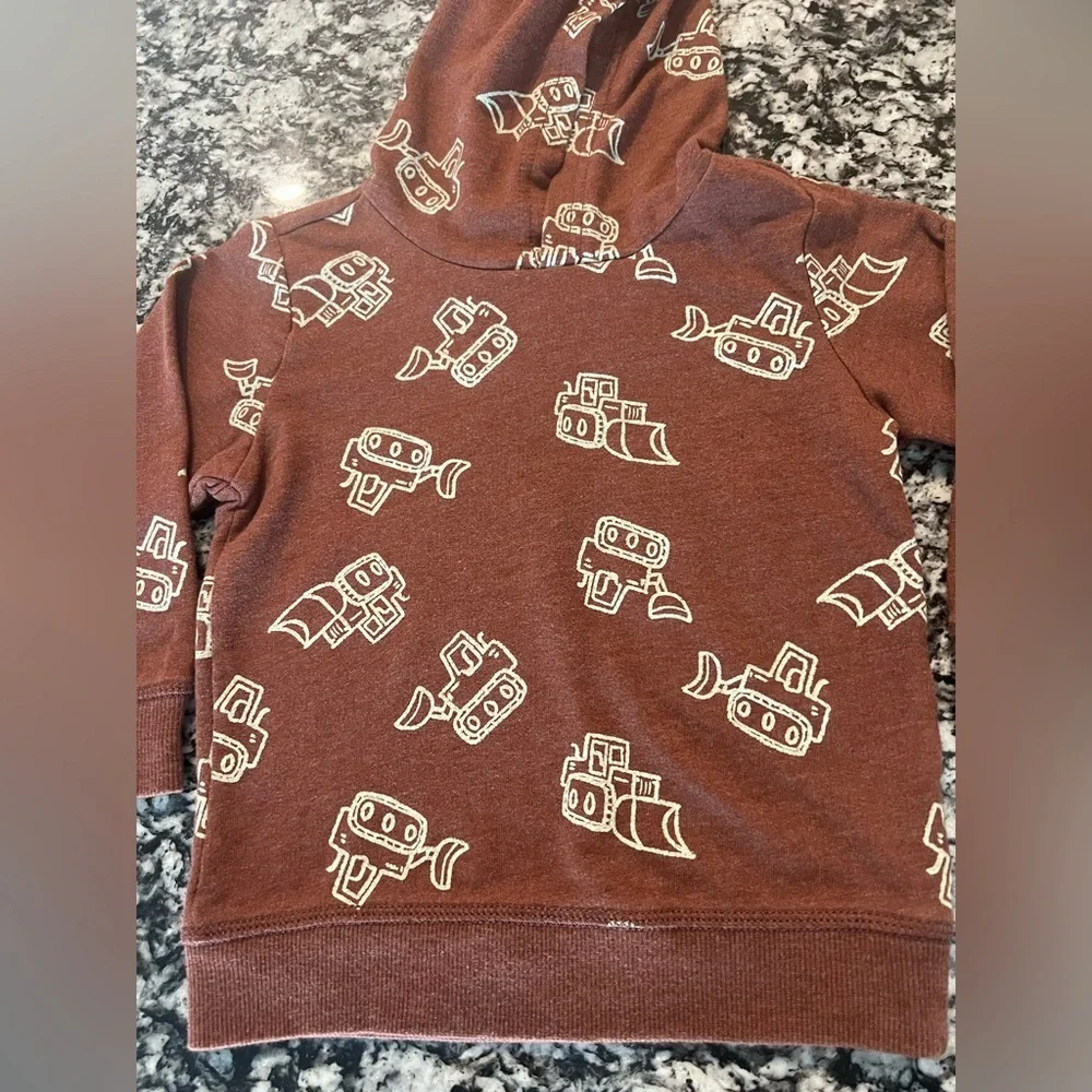 Carter's Size 24M Construction Hoodie Toddler (0828)